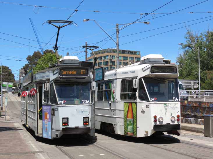 Yarra Trams Class Z3 206 & Z2 114